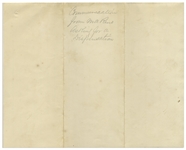 Marcus Reno 1867 Autograph Letter Signed from Fort Vancouver -- ''...I respectfully request...to be raised to the [Masonic] Third Degree...''